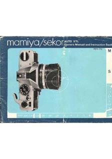 Mamiya Sekor Auto XTL manual. Camera Instructions.